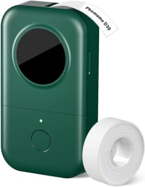 Phomemo Label Maker Machine With Tape, Portable Bluetooth Printer