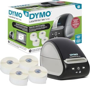 DYMO LabelWriter 550 Turbo Label Printer Bundle