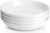 Y YHY Large Ceramic Pasta & Salad Bowls, White