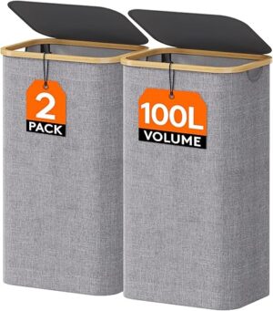 Lifewit Large Laundry Basket With Lid And Handles