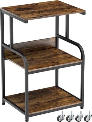 EasyCom Large Printer Stand With Wheels