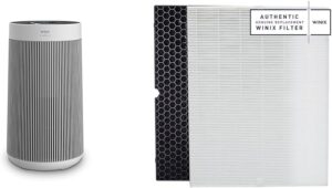 Winix Large Room Air Purifier With PlasmaWave Technology, Silver