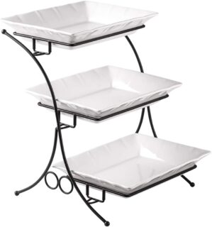 YHOSSEUN Large Tiered Porcelain Baking Set