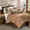 H HIEND ACCENTS Las Cruses II Western Bedding Set