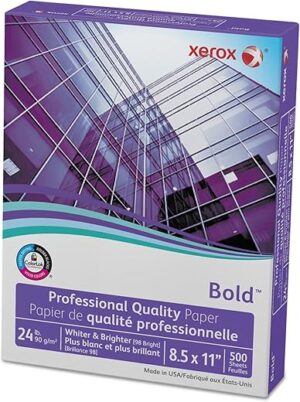 Xerox Laser Paper, 98 Bright, 24lb, White