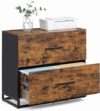 VASAGLE Lateral File Cabinet, Home Office Printer Stand
