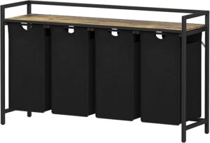 Lifewit Laundry Hamper 4 Section, 168L Organizer