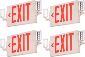 VEVOR LED Exit Sign With Emergency Lights