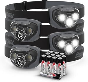 Energizer LED Headlamps PRO260 (4-Pack), IPX4
