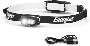 Energizer LED Rechargeable Headlamp HDL-625, IPX4