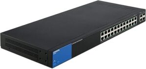 Linksys LGS326P 24-Port Gigabit PoE+ Smart Switch
