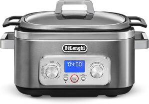 De'Longhi Livenza Multi-Cooker, Stainless Steel - 6 Qt