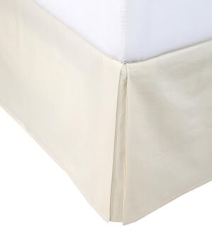 Vera Wang Love Knots Woven Rib Stripe Bedskirt