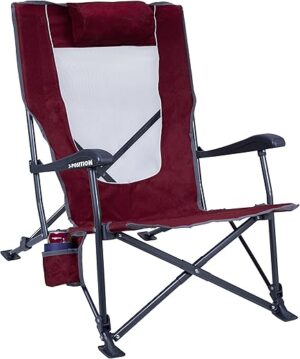GCI Outdoor Low-Ride Reclining Camping Chair
