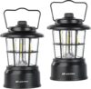 LUXPRO LP1535 265 Lumen Retro LED Lantern 2-Pack