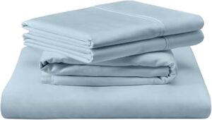 Tempur-Pedic Luxe Egyptian Cotton Sheet Set - Sleepy Blue