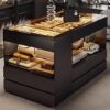 High QLO Luxurious Armoire With Transparent Storage Compartment
