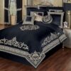 Touch of Class Luxury Bedding Set With Golden Embroidery