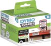 DYMO LW Durable Industrial Labels, White Poly