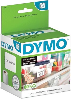 DYMO LW Large Multi-Purpose Labels, 2-1/8" x 2-3/4