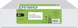 DYMO LW Standard Shipping Labels, 2-1/8″ x 4″, 6 Rolls