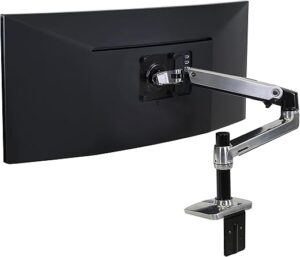 Ergotron LX Premium Monitor Arm, Single Mount