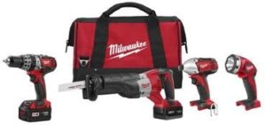 Milwaukee M18 Cordless 4-Tool Combo Kit 2696-24