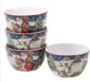 Certified International Magic Of Christmas Santa Dessert Bowls