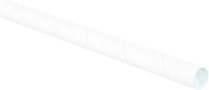 BOX USA Mailing Tubes With Caps, 1-1/2" x 36