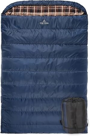 TETON Sports Mammoth Double Sleeping Bag, 20°/0°