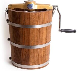 Lehman's Manual Ice Cream Maker, Hand Crank, 6 Quart