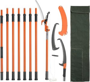 VEVOR Manual Pole Saw, 7.3-27 Ft Extendable