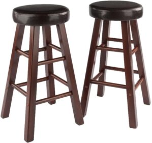Winsome Maria Cushion Seat Counter Stool, 2-Pc Set