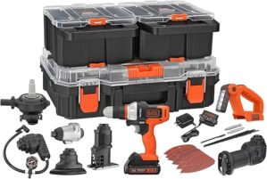 BLACK+DECKER Matrix 20V Max Power Tool Kit (BDCDMT1208KITC1)