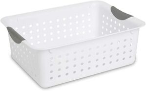 Sterilite Medium Ultra Basket Closet Organizer Bin