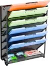Simple Trending Mesh 7-Tier Vertical File Holder