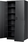 Yizosh Metal Garage Storage Cabinet, Locking Tool Cabinet
