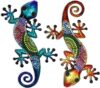 HONGLAND Metal Gecko Wall Art 2 Pack