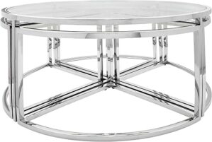 Sagebrook Home Metal Pull Out Accent Console Table 15440-01