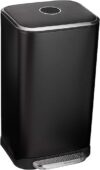 Amazon Basics Metal Rectangular Trash Can, 32 Liter