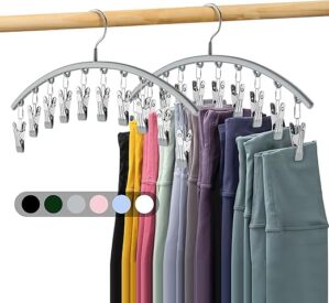 Volnamal Metal Yoga Pants Hanger With Clips