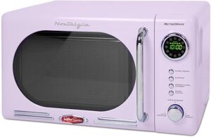 Nostalgia Microwave Oven, NRMO7LV6A, 0.7 Cu. Ft, Lavender