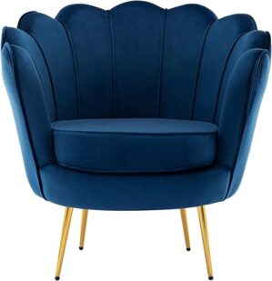 DAGONHIL Mid Century Modern Velvet Accent Chair