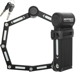 Kryptonite Mini Folding Compact Bike Lock, 80cm
