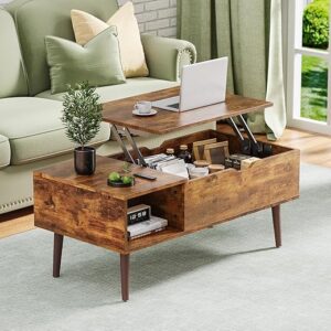 OLIXIS Modern Lift Top Coffee Table With Storage