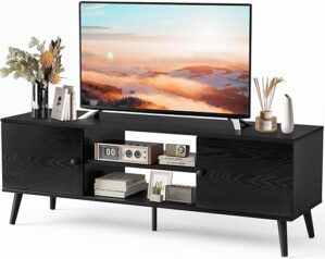 Sweetcrispy Modern TV Stand For 55-60 Inch TV