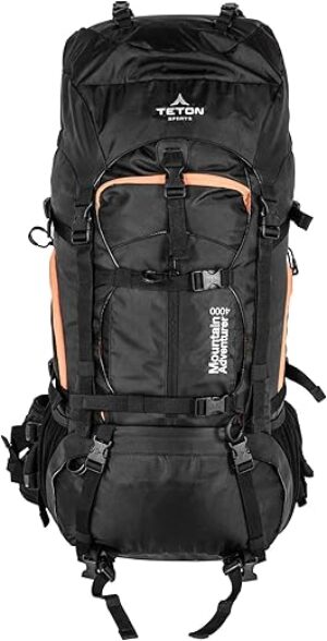 TETON Sports Mountain Adventurer 4000 Ultralight Backpack, Black