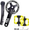 BUCKLOS MTB Single Speed Square Taper Crankset 170mm