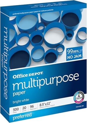 Office Depot Multi-Use Printer & Copy Paper, 500 Sheets