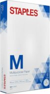 STAPLES Multipurpose Copy Paper, Legal Size, 562787